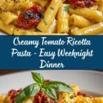 Creamy Tomato Ricotta Pasta: A Deliciously Easy Recipe for Dinner Recipe