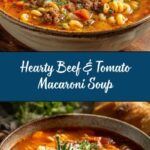 Beef & Tomato Macaroni Soup Recipe