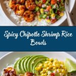 Chipotle Shrimp Avocado And Mango Rice Bowls Recipe
