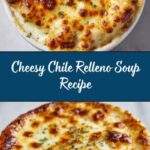 Chile Relleno Soup with Cheddar and Cream Cheese Recipe