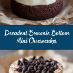 Brownie Bottom Mini Cheesecakes Recipe