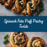 Spinach and Feta Puff Pastry Twists Recipe