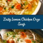 Lemon Chicken Orzo Soup Recipe