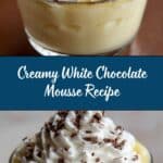 White Chocolate Mousse Recipe