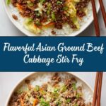 Easy Asian Ground Beef and Cabbage Stir Fry Recipe