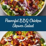 BBQ Chicken Skewer Salad Recipe