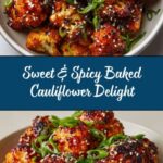 Sweet and Spicy Baked Cauliflower Recipe
