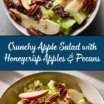 Apple Salad with Honeycrisp Apples, Celery, Grapes, Pecans, and Dried Cranberries Recipe