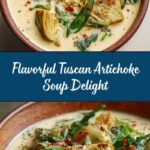 Zesty Tuscan Artichoke Soup Recipe