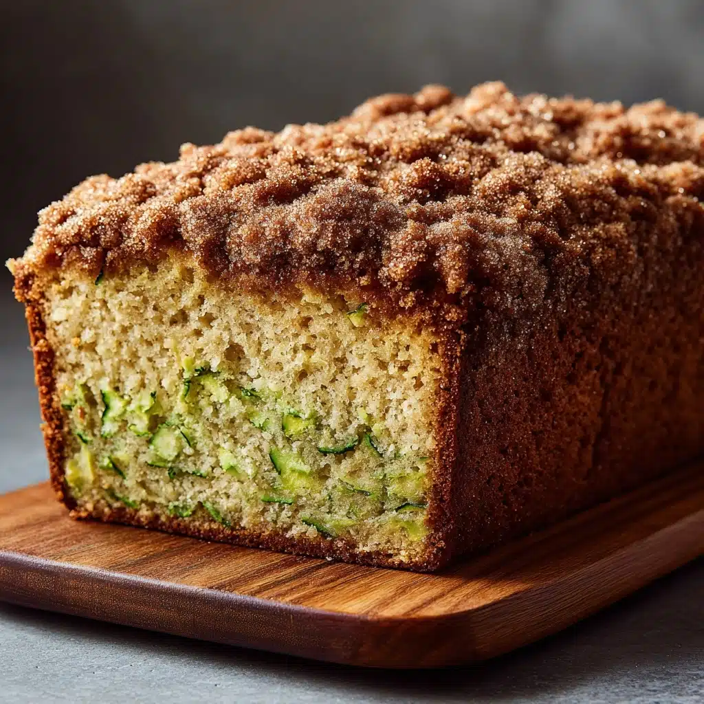 Cinnamon Streusel Topped Zucchini Bread Bakery Style Recipe - Recipe Image