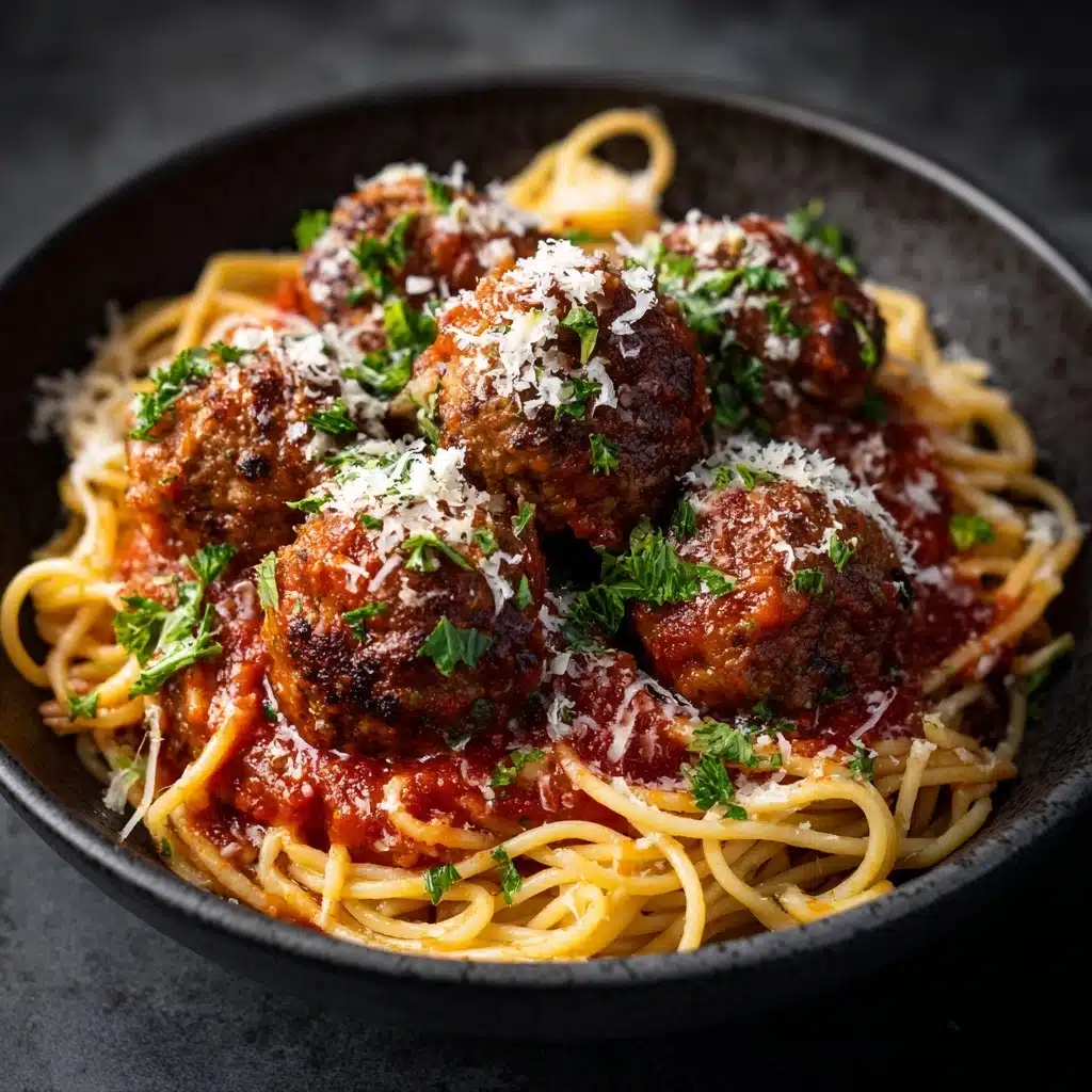 Instant Pot Whole Wheat Spaghetti and Turkey Meatballs Recipe - Recipe Image