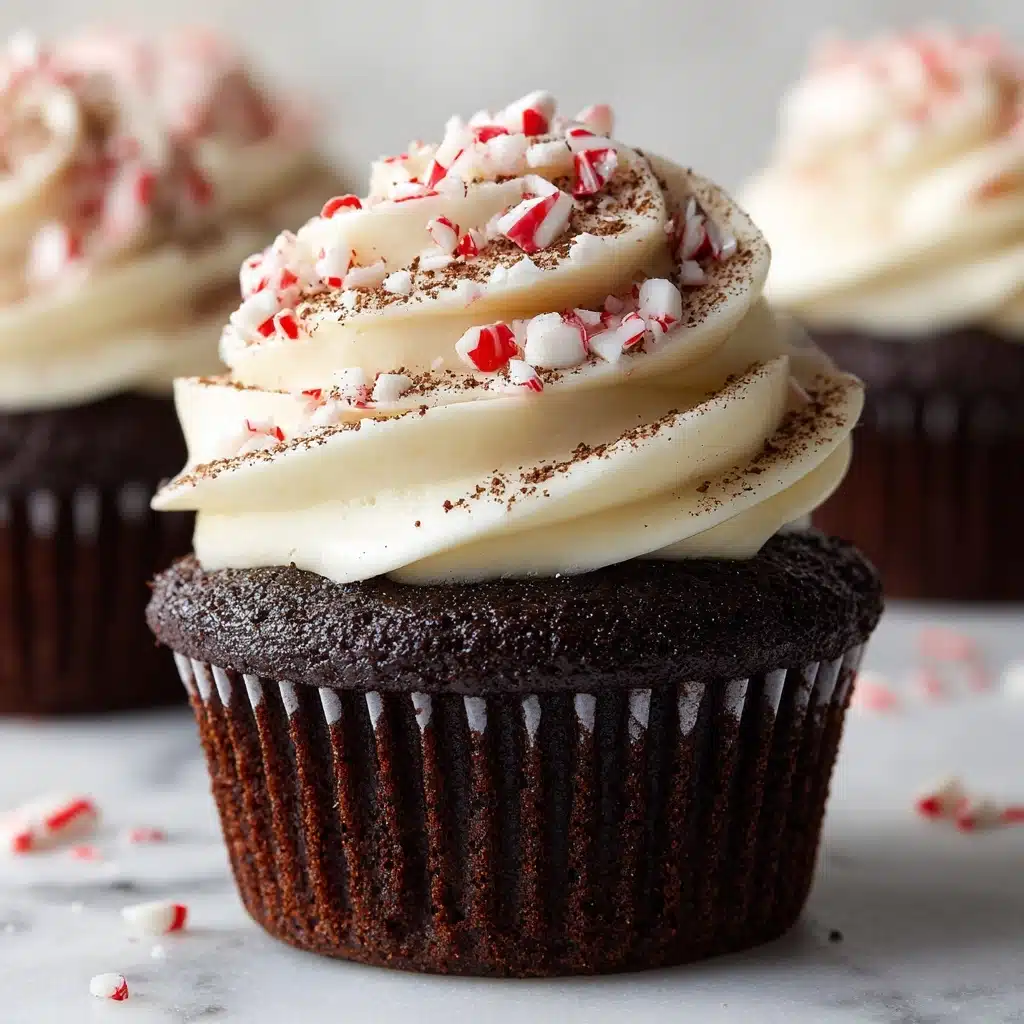 Peppermint Mocha Cupcakes Recipe - Recipe Image