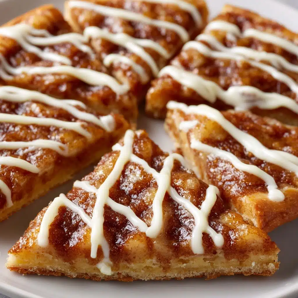Cinnamon-Sugar Pizza made with Crescent Rolls Recipe - Recipe Image