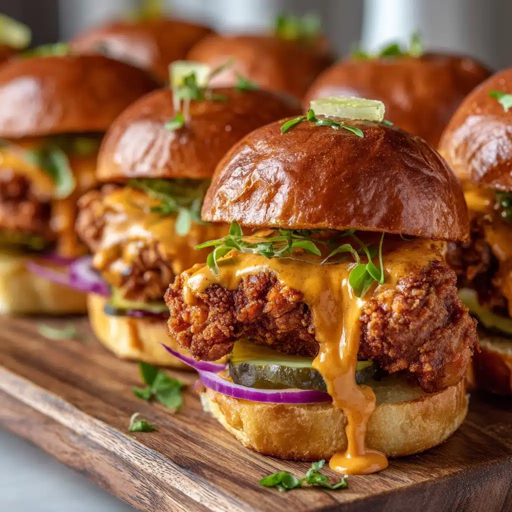 Mini Crispy Chicken Sandwiches Recipe - Recipe Image