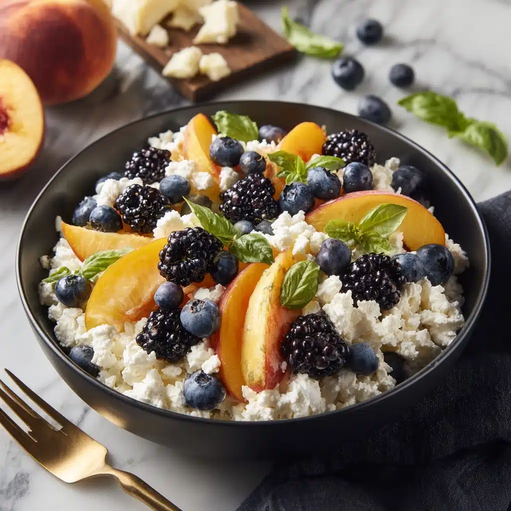 Blueberry Peach Feta Salad Recipe - Recipe Image