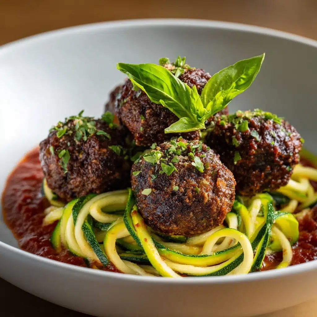 Zucchini Meatballs with Ground Beef Recipe - Recipe Image