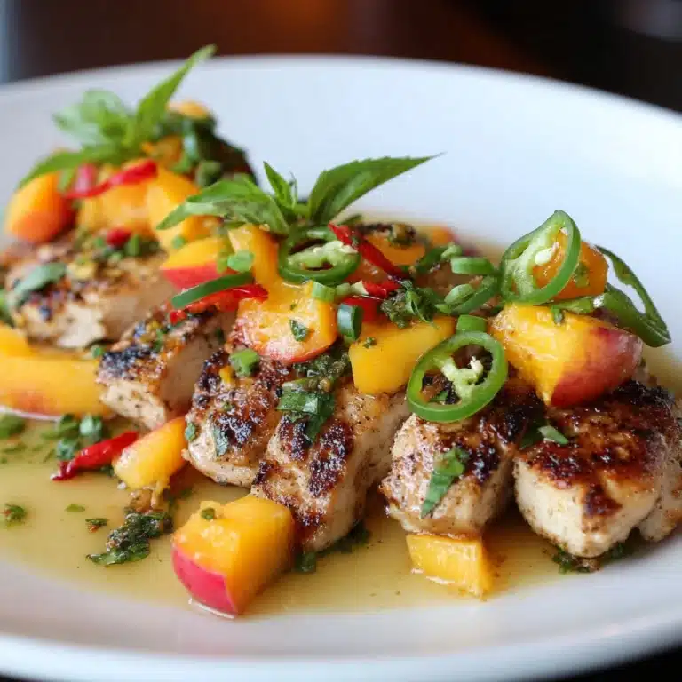 Jalapeño Peach Chicken Recipe