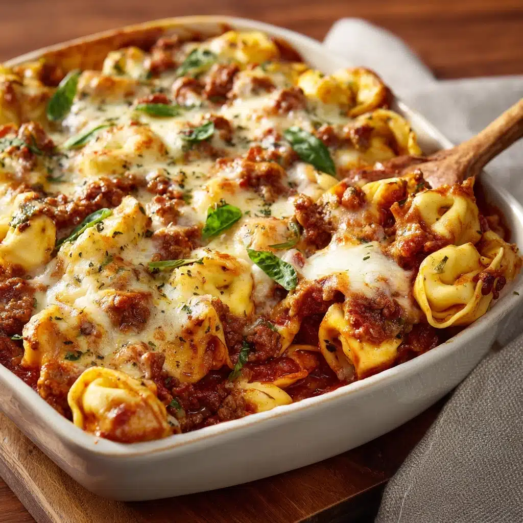 Meat Lovers Pizza Tortellini Recipe - Recipe Image