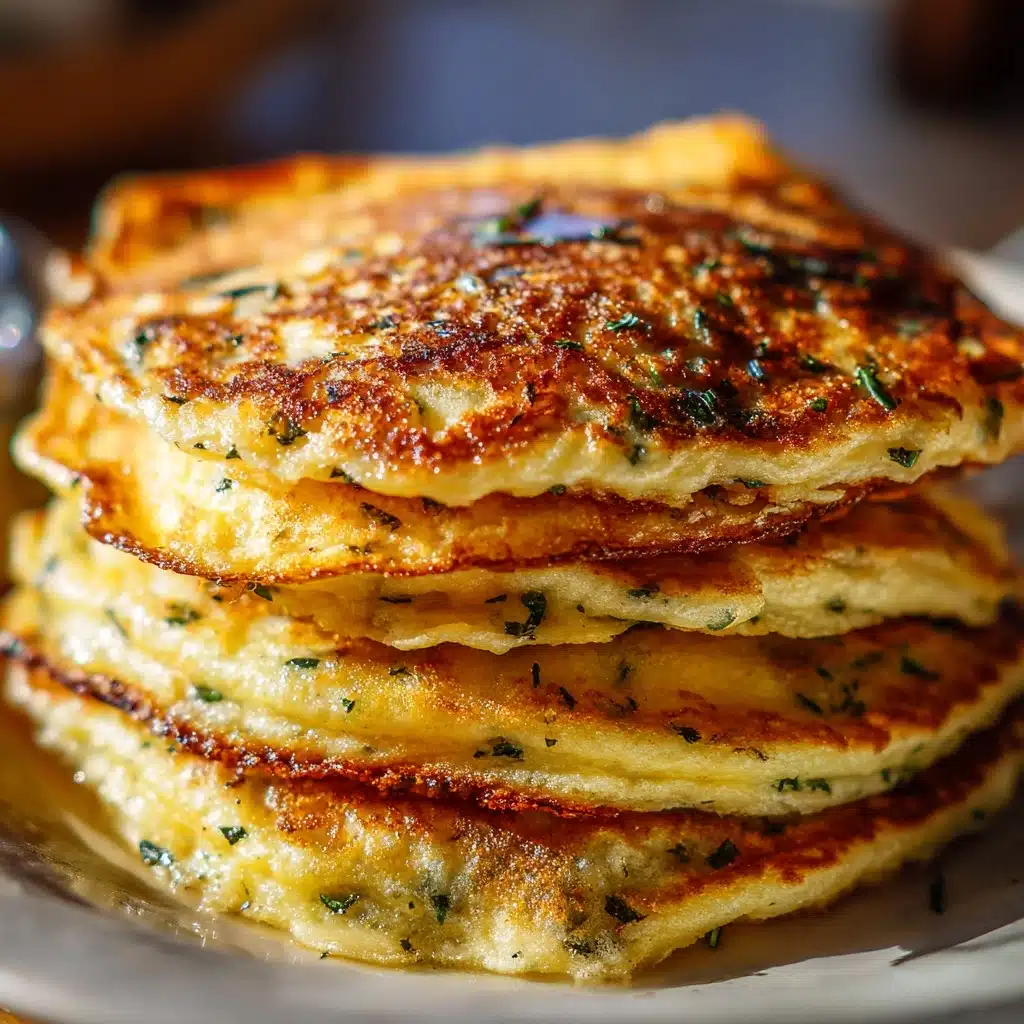 Zucchini and Oatmeal Pancakes Recipe - Recipe Image