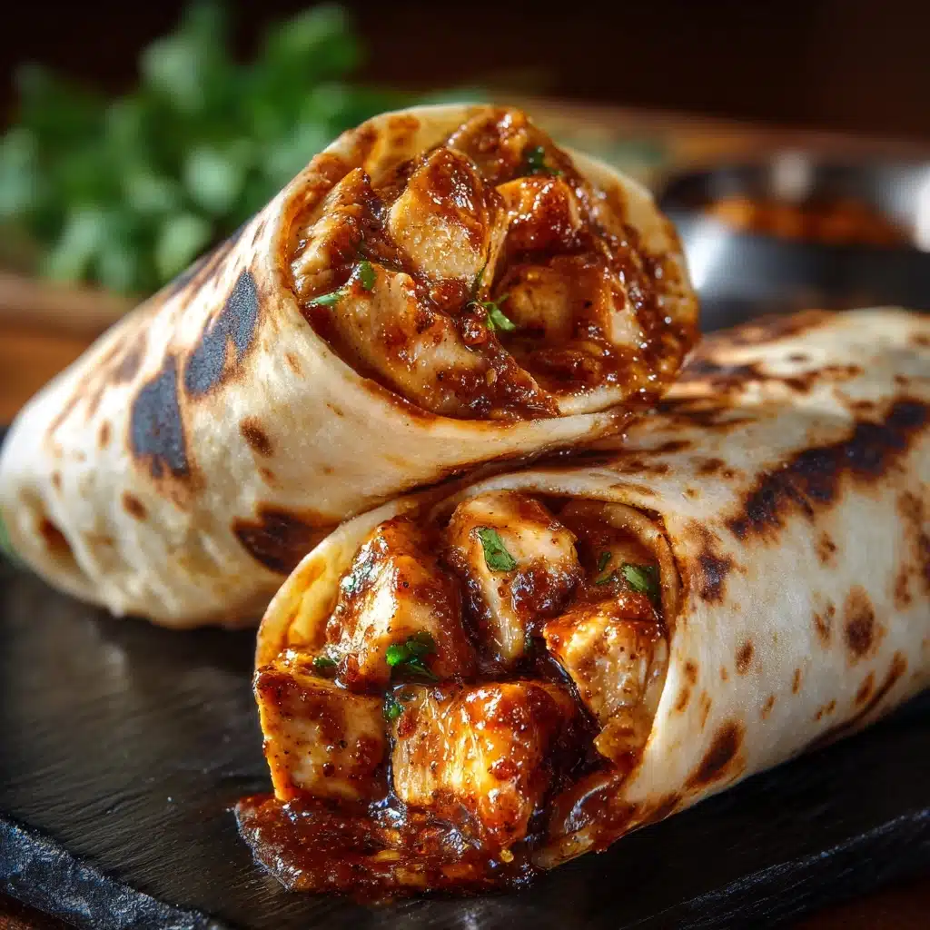 Crispy BBQ Chicken Wraps Recipe - Recipe Image