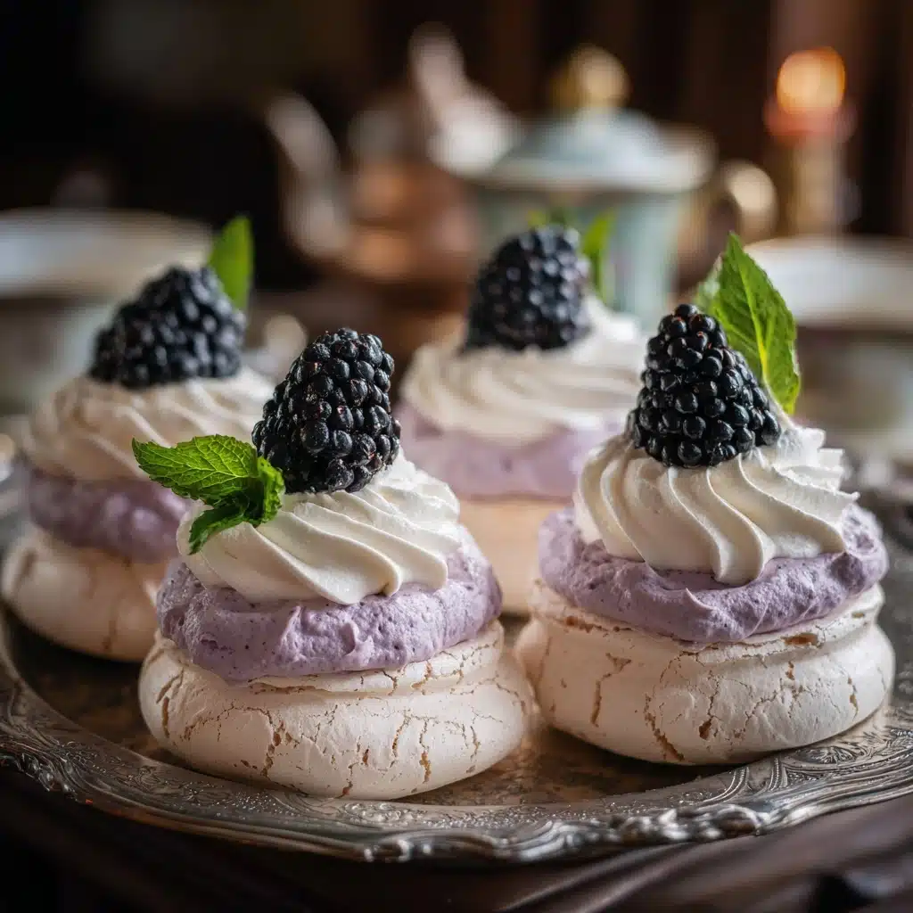 Blackberry Pavlovas Recipe