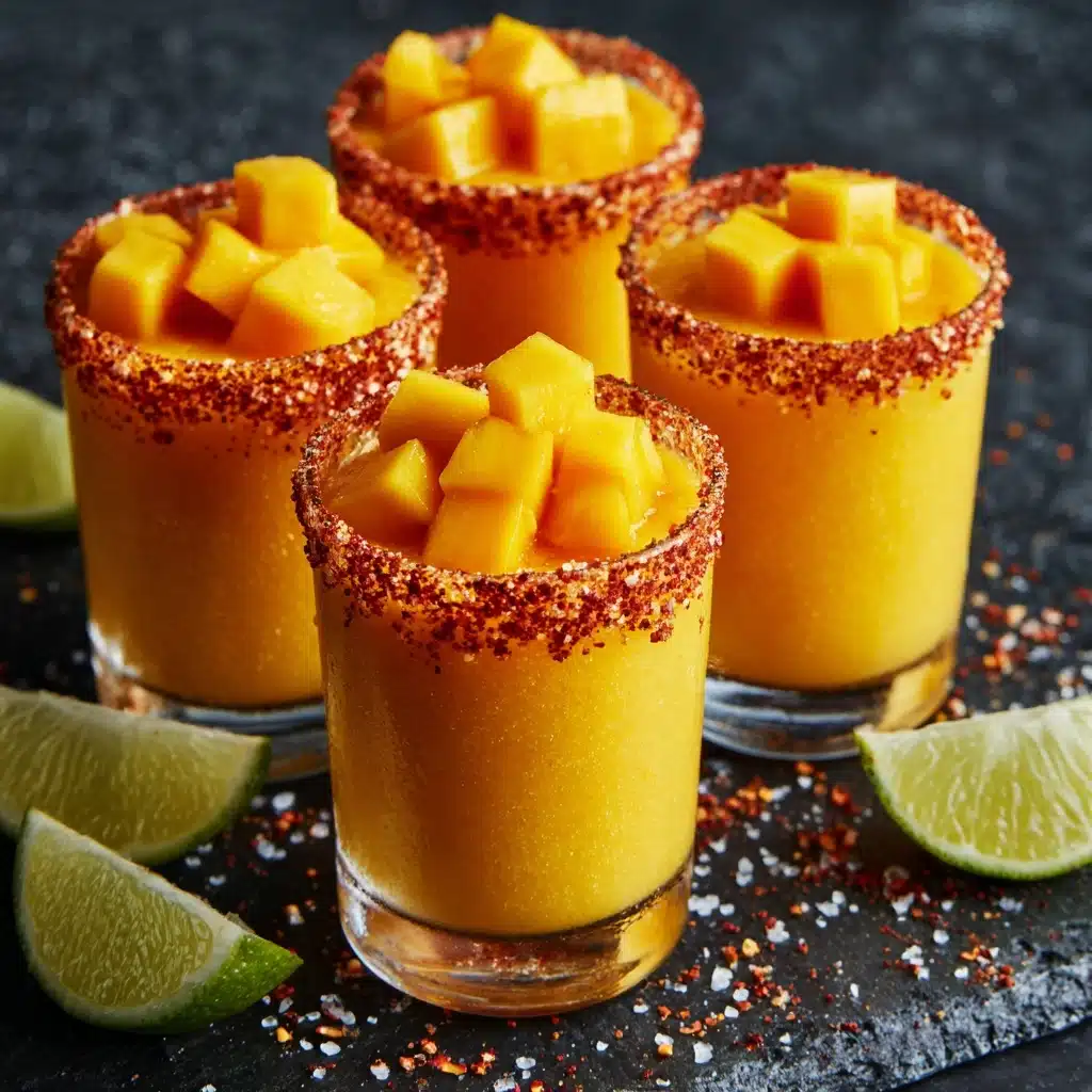 Chile Mango Mexican Candy Shots: A Bold and Fun Party Drink Recipe - Recipe Image