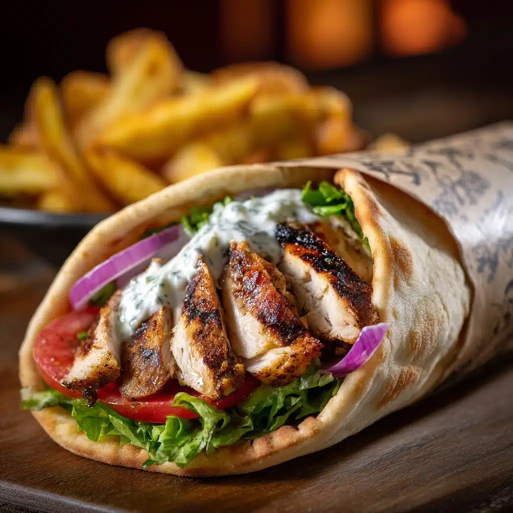 Greek Chicken Gyro Recipe - Recipe Image