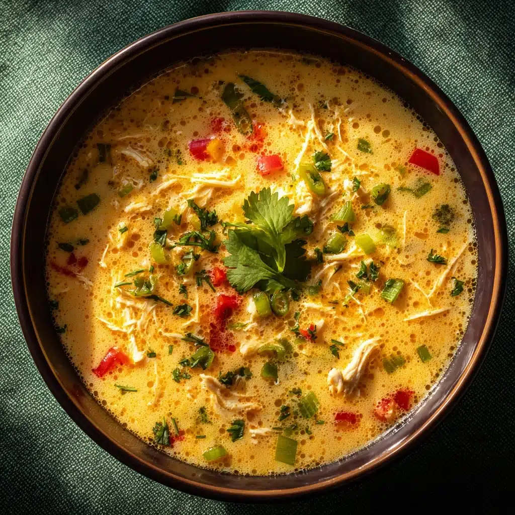 Rich and Flavorful Coconut Cilantro Chicken Soup Recipe - Recipe Image