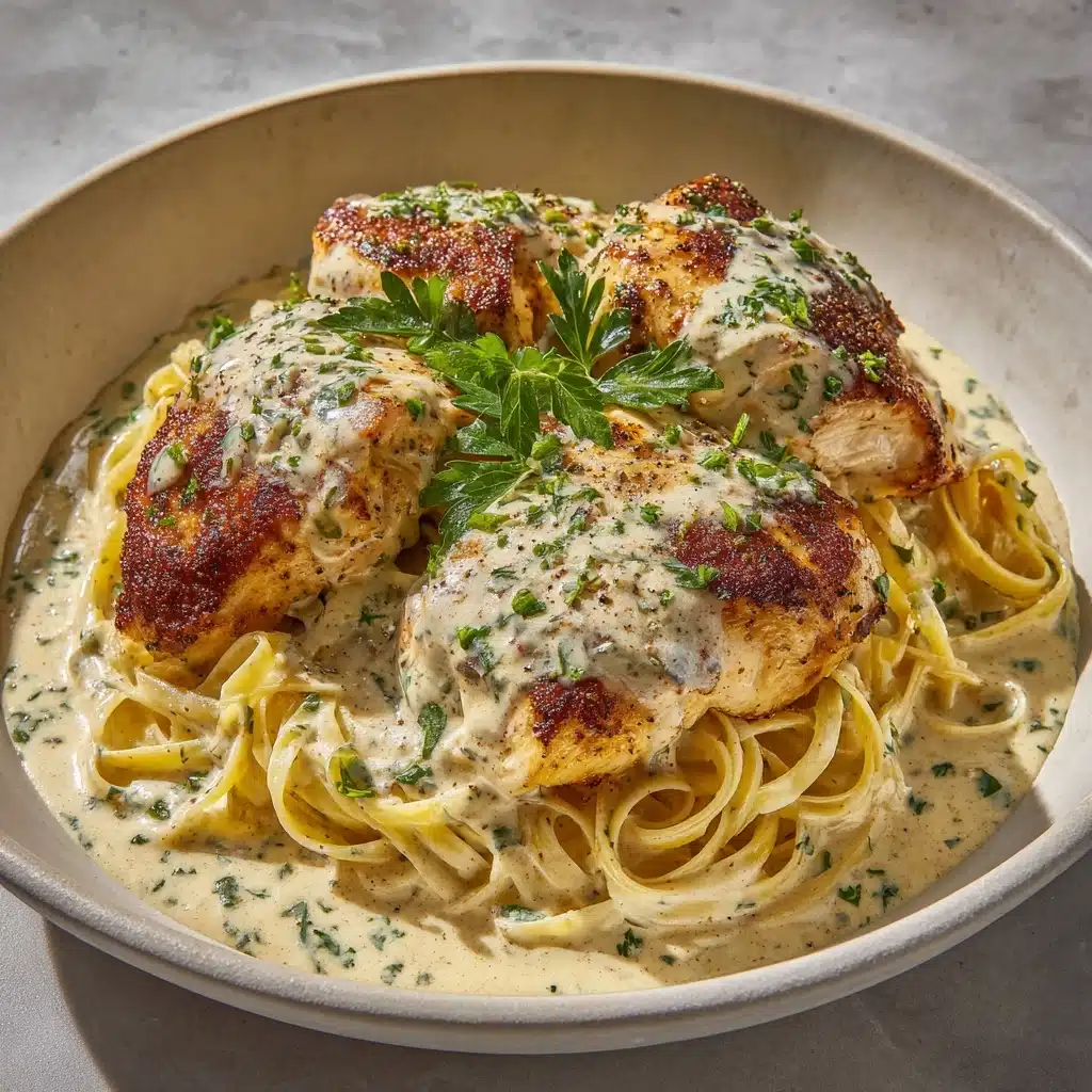 Chicken in Boursin Garlic Herb Cream Sauce Recipe - Recipe Image