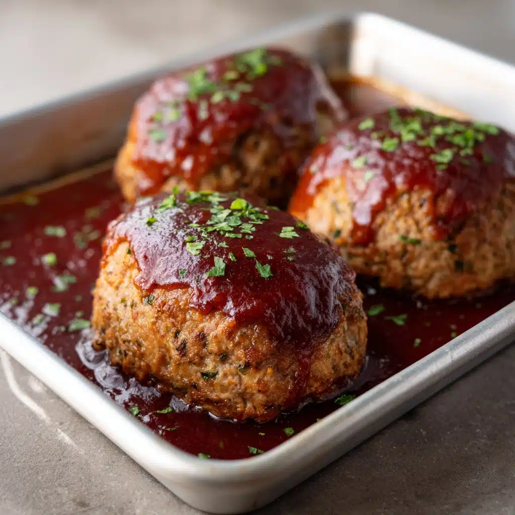 Mini Glazed Chicken Meatloaves Recipe - Recipe Image
