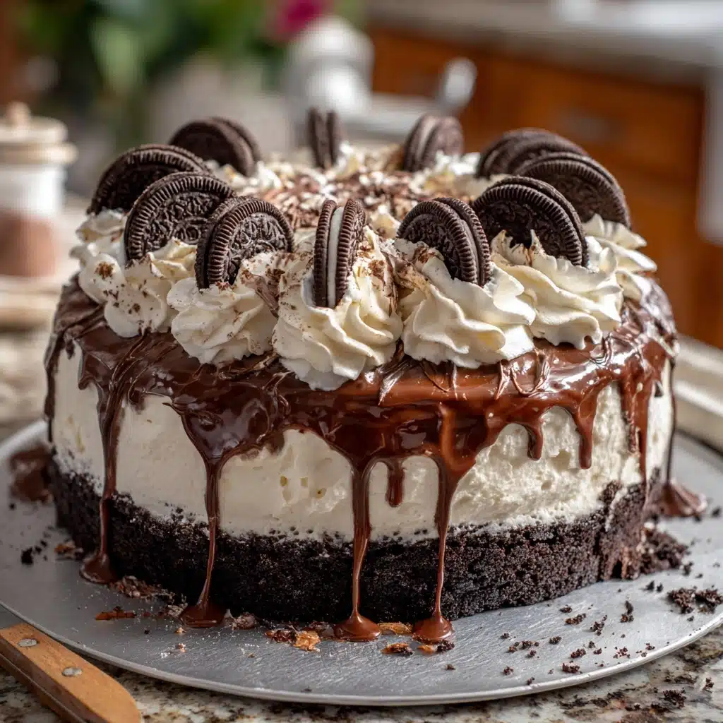 Oreo Ice Cream Sandwich Cake Recipe - Recipe Image