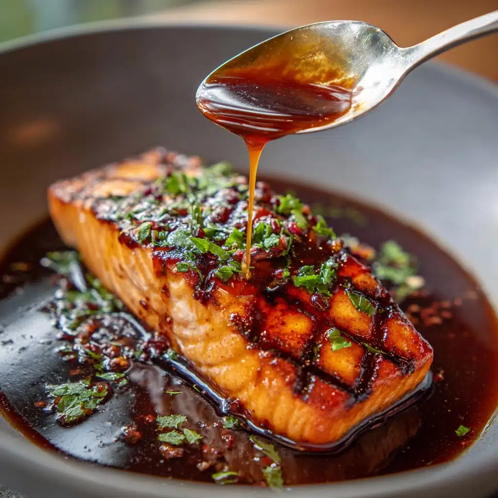 Honey Garlic Glazed Salmon Recipe - Recipe Image