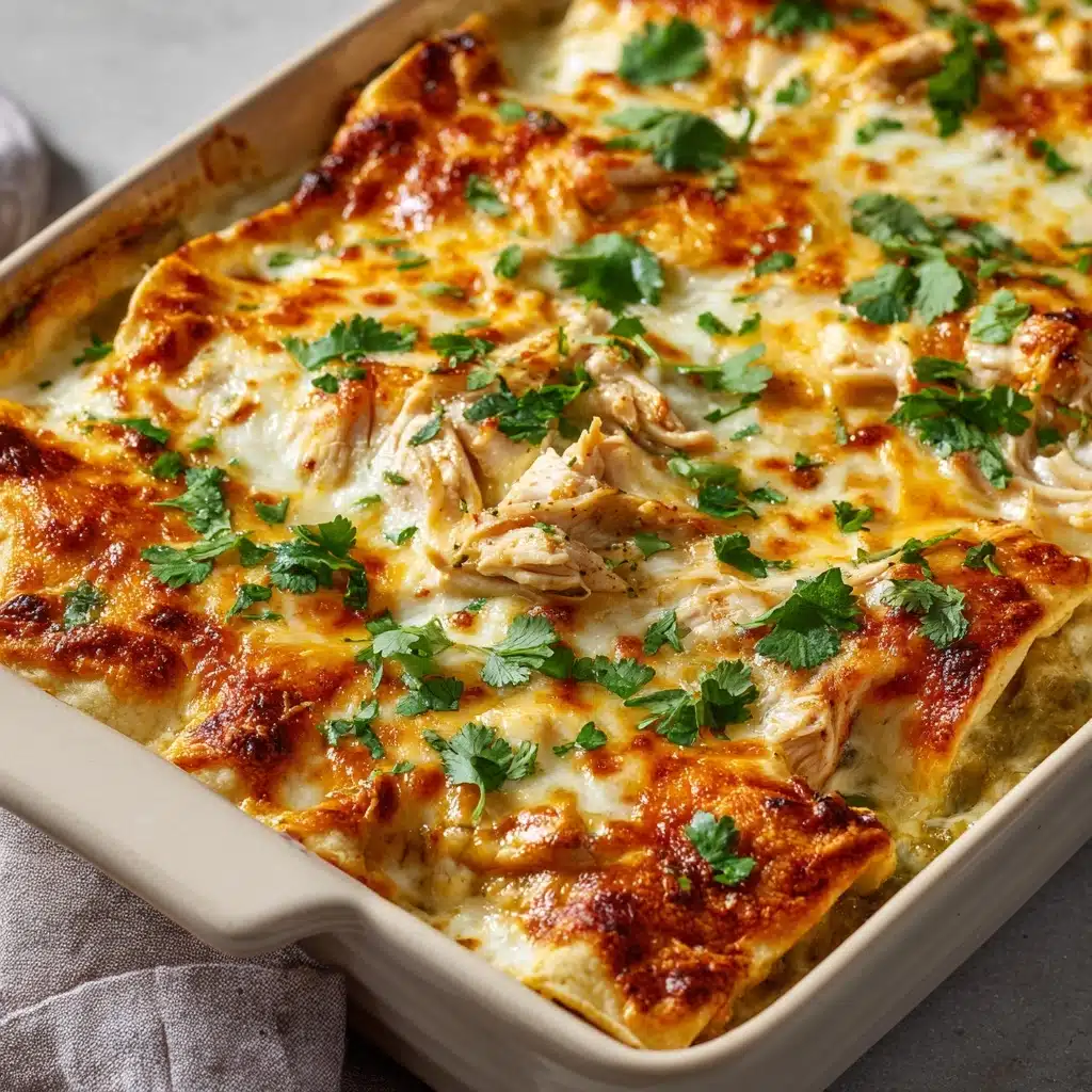 Cheesy Chicken Enchilada Casserole Recipe - Recipe Image