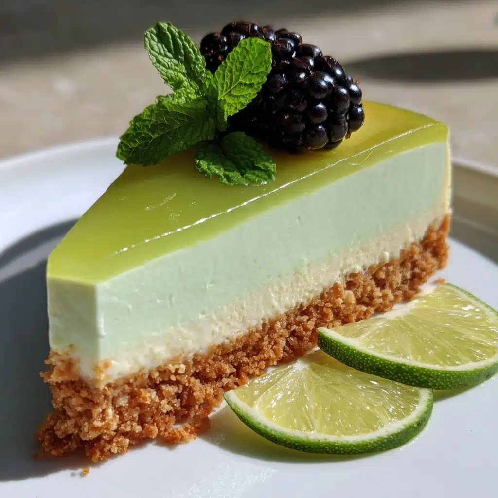 Refreshing Lime Mousse Cheesecake Recipe - Recipe Image