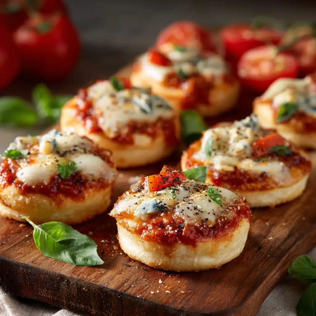 Homemade Mini Pizza Bagel Bites Recipe - Recipe Image