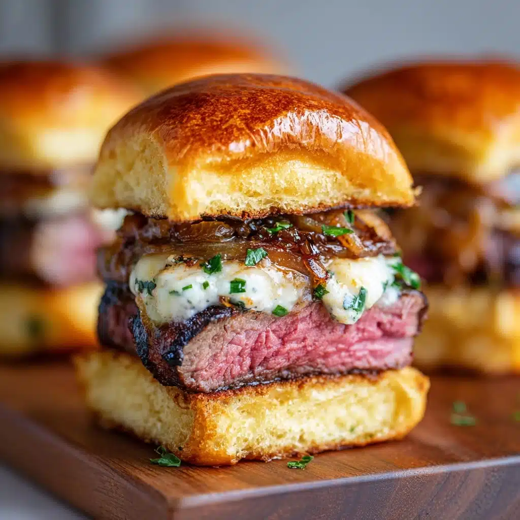 Cowboy Butter Steak Sliders Recipe - Recipe Image