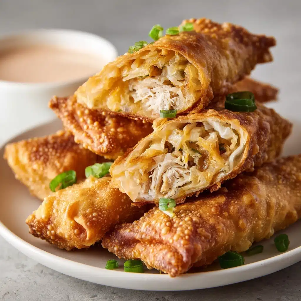 Air Fryer Crab Cake Egg Rolls with Fire Sauce Recipe - Recipe Image