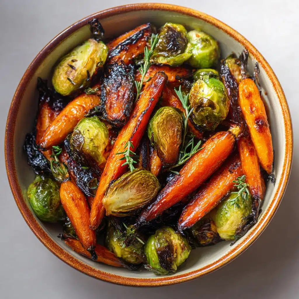 Roasted Carrots and Brussels Sprouts Recipe - Recipe Image