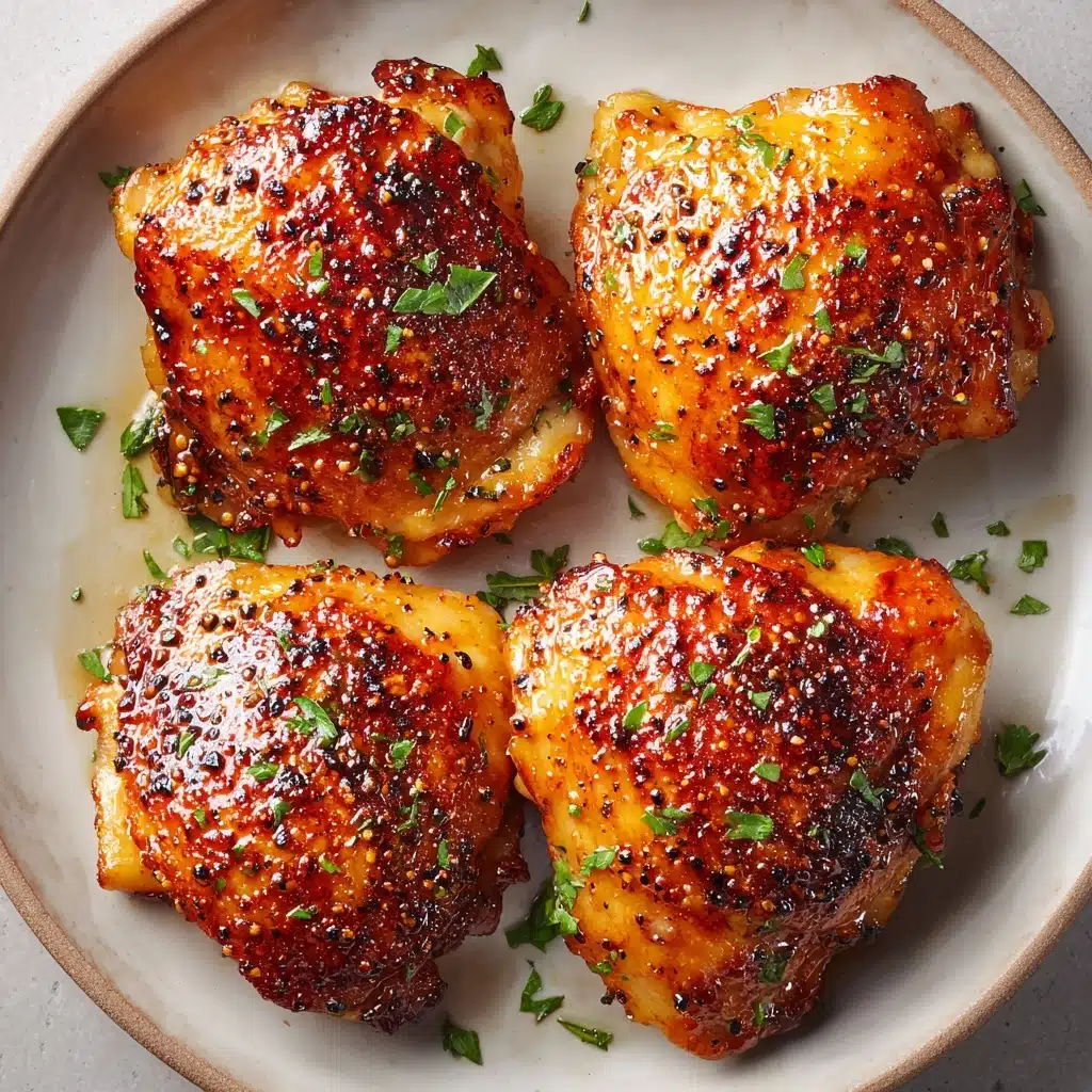 Oven Baked Boneless Chicken Thighs Recipe - Recipe Image