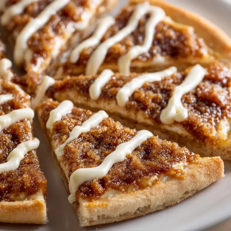 Cinnamon-Sugar Pizza made with Crescent Rolls Recipe