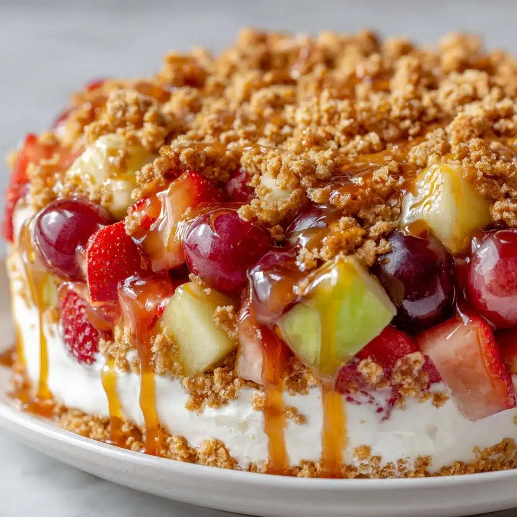 Caramel Crunch Cheesecake Fruit Salad Recipe