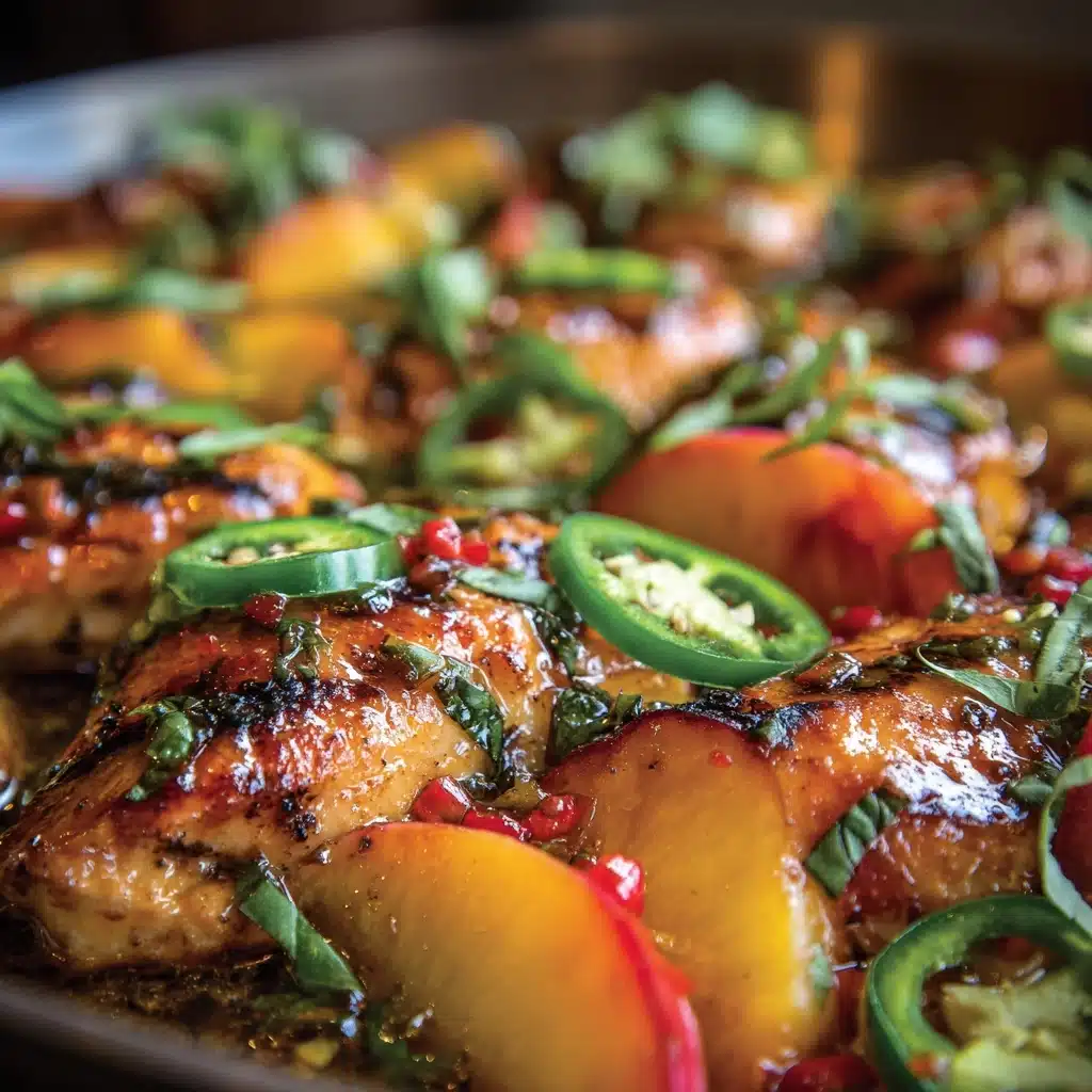 Jalapeño Peach Chicken Recipe - Recipe Image
