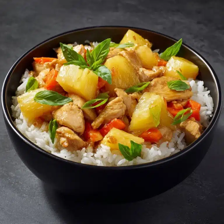 Tropical Pineapple Chicken & Rice Delight Recipe