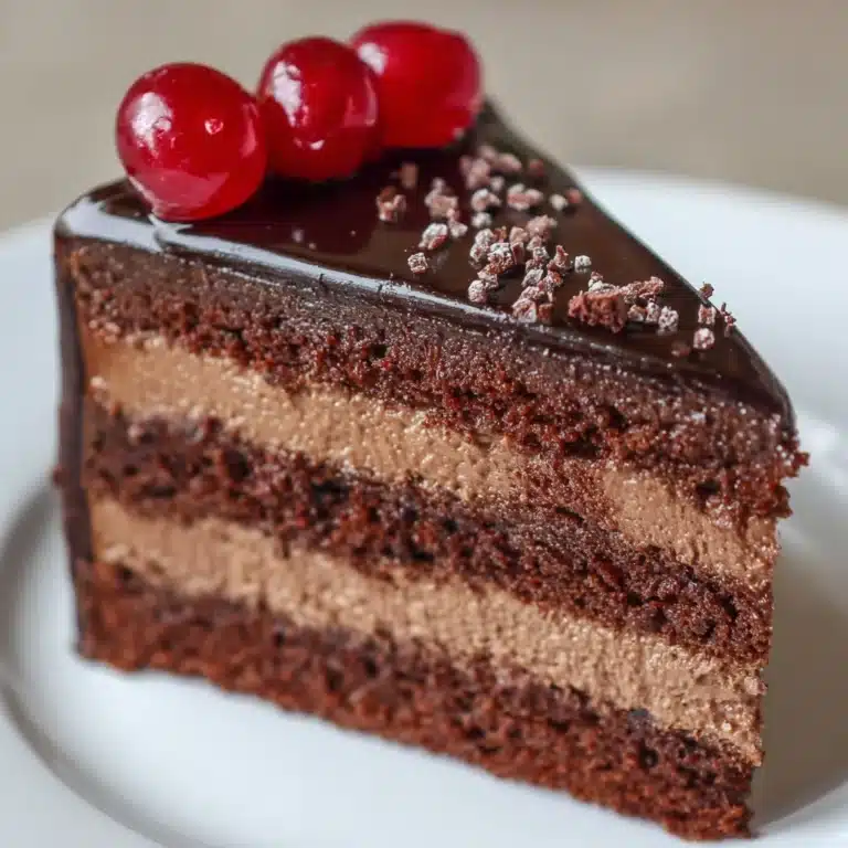 Decadent Black Forest Cheesecake Cake Recipe