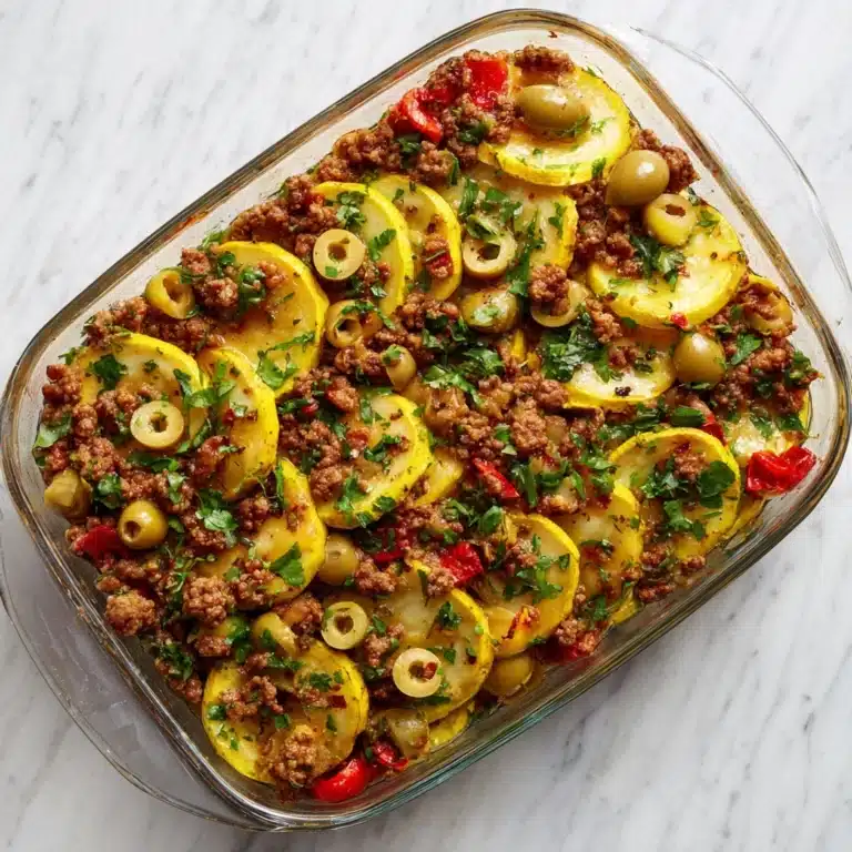 Southern Five Layer Beef Casserole Recipe