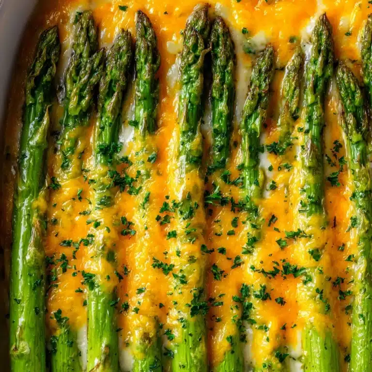 Cheesy Baked Asparagus Recipe