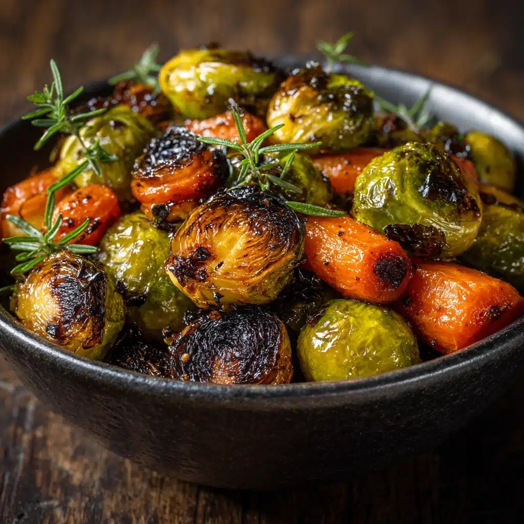 Roasted Carrots and Brussels Sprouts Recipe