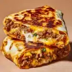 Cheesy Beef Burritos with Crispy Fries Recipe