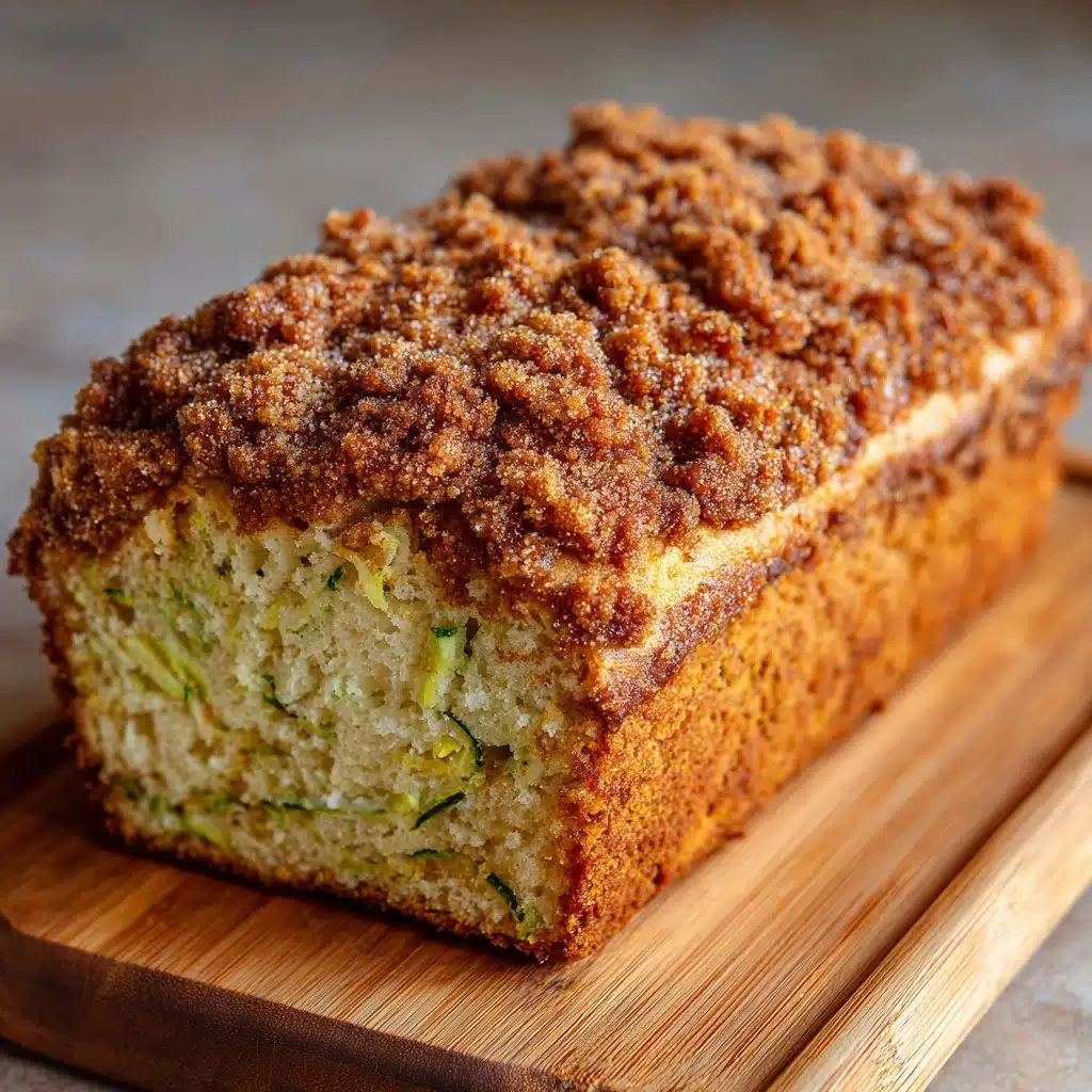 Cinnamon Streusel Topped Zucchini Bread Bakery Style Recipe - Recipe Image