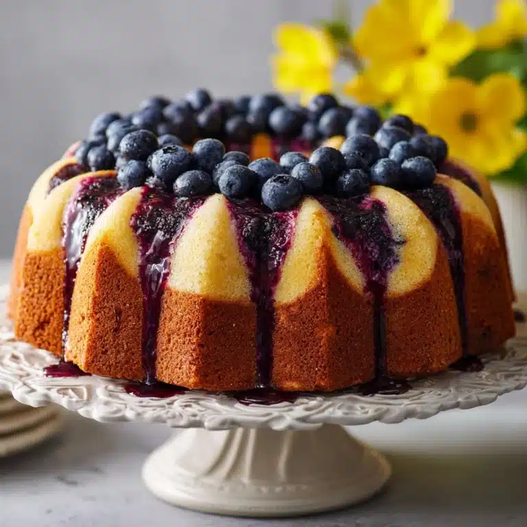 Buttermilk Blueberry Breakfast Cake Recipe